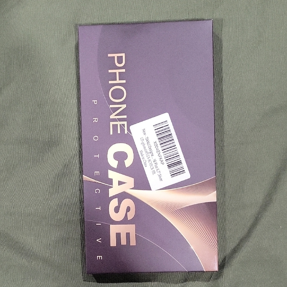 Protective Phone Case - Silver Iphone 16plus